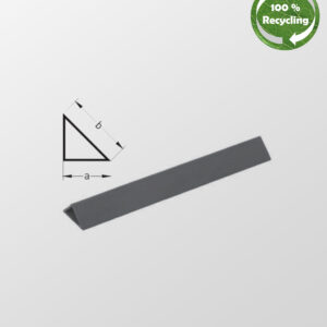 Chanfrein triangulaire creux